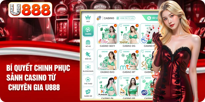 Bí quyết chinh phục sảnh casino từ chuyên gia U888