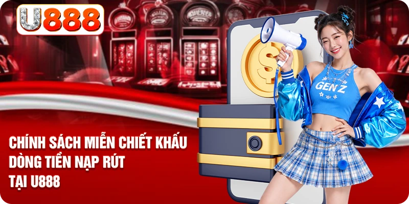 Chính sách miễn chiết khấu dòng tiền nạp rút tại U888