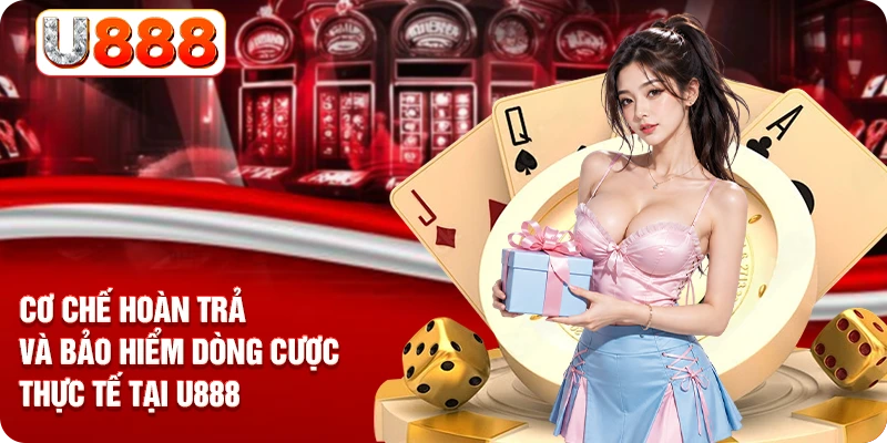 Cơ chế hoàn trả và bảo hiểm dòng cược thực tế tại U888