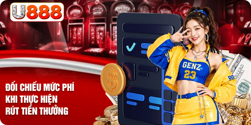Đối chiếu mức phí khi thực hiện rút tiền thưởng