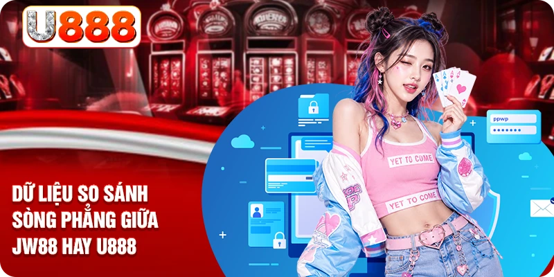 Dữ liệu so sánh sòng phẳng giữa JW88 hay U888