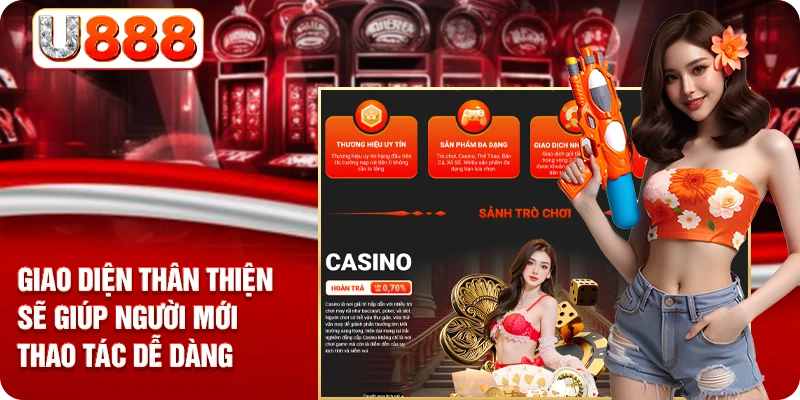 Giao diện thân thiện sẽ giúp người mới thao tác dễ dàng