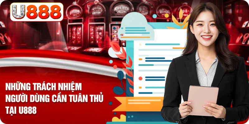 Những trách nhiệm người dùng cần tuân thủ tại U888