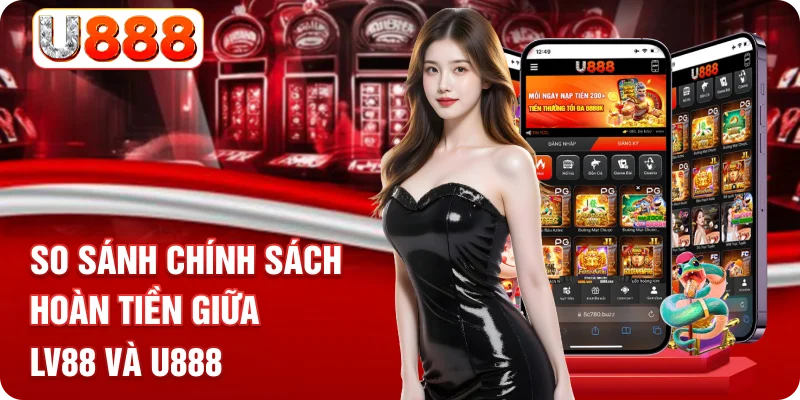 So sánh chính sách hoàn tiền giữa LV88 và U888