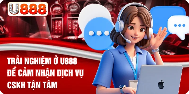 Trải nghiệm ở U888 để cảm nhận dịch vụ CSKH tận tâm
