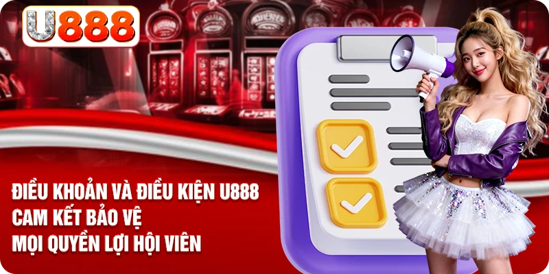 Điều khoản và điều kiện U888 cam kết bảo vệ mọi quyền lợi hội viên