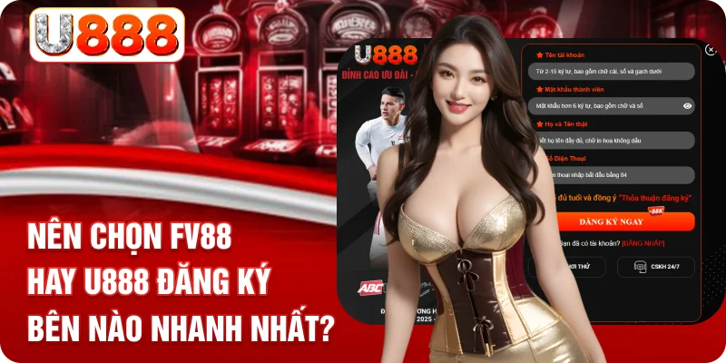 Nên chọn FV88 Hay U888 - Đăng Ký Bên Nào Nhanh Nhất?